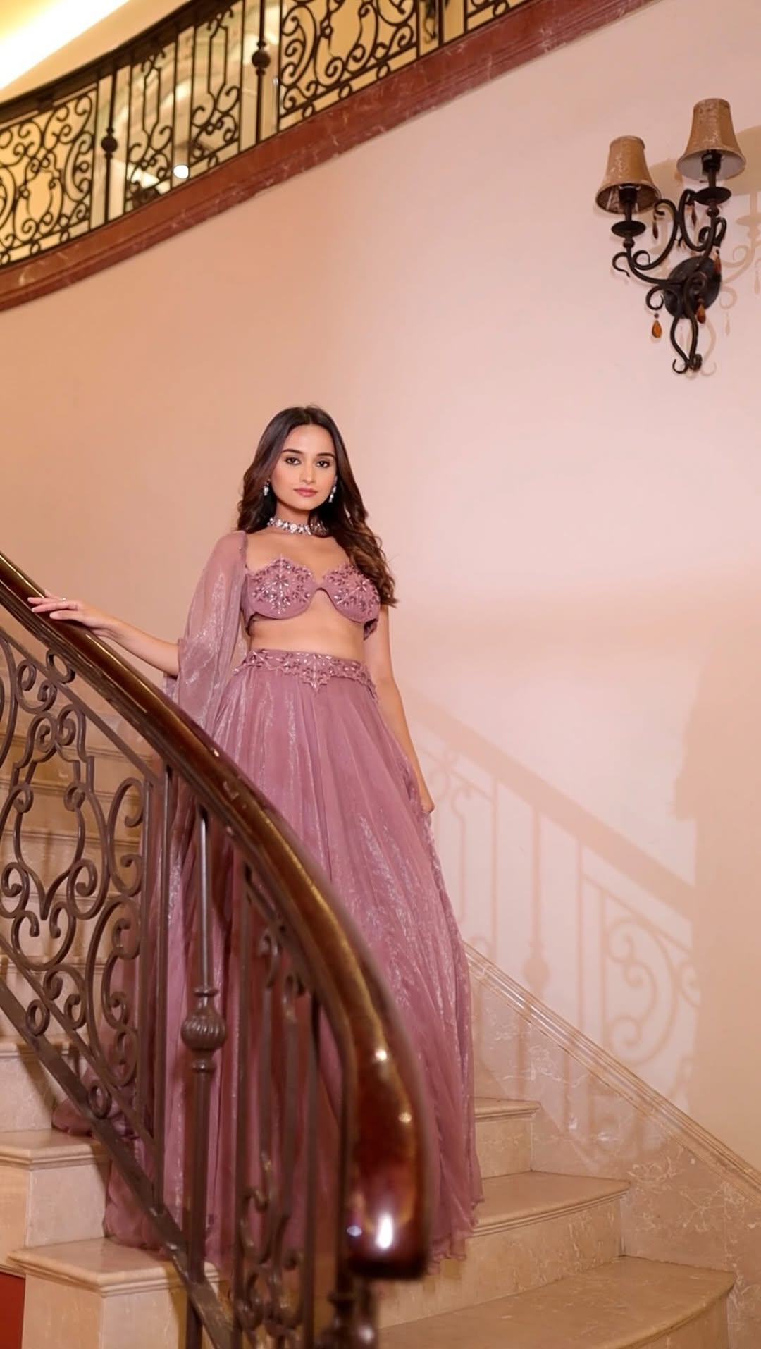 Ayushi Sharmaa  in Bella Lehenga