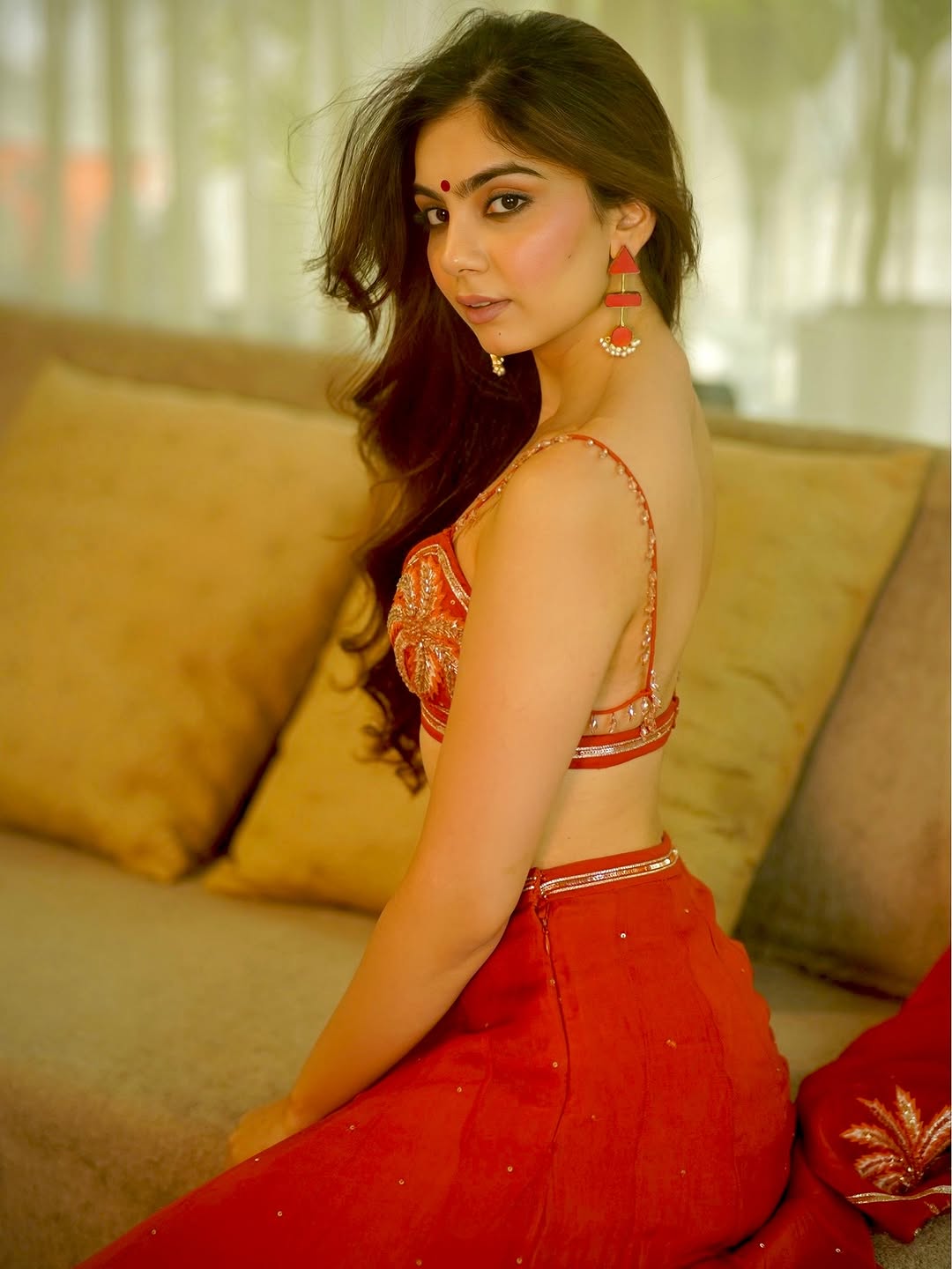 Viddhi Giri in Palm Paradise Lehenga Set