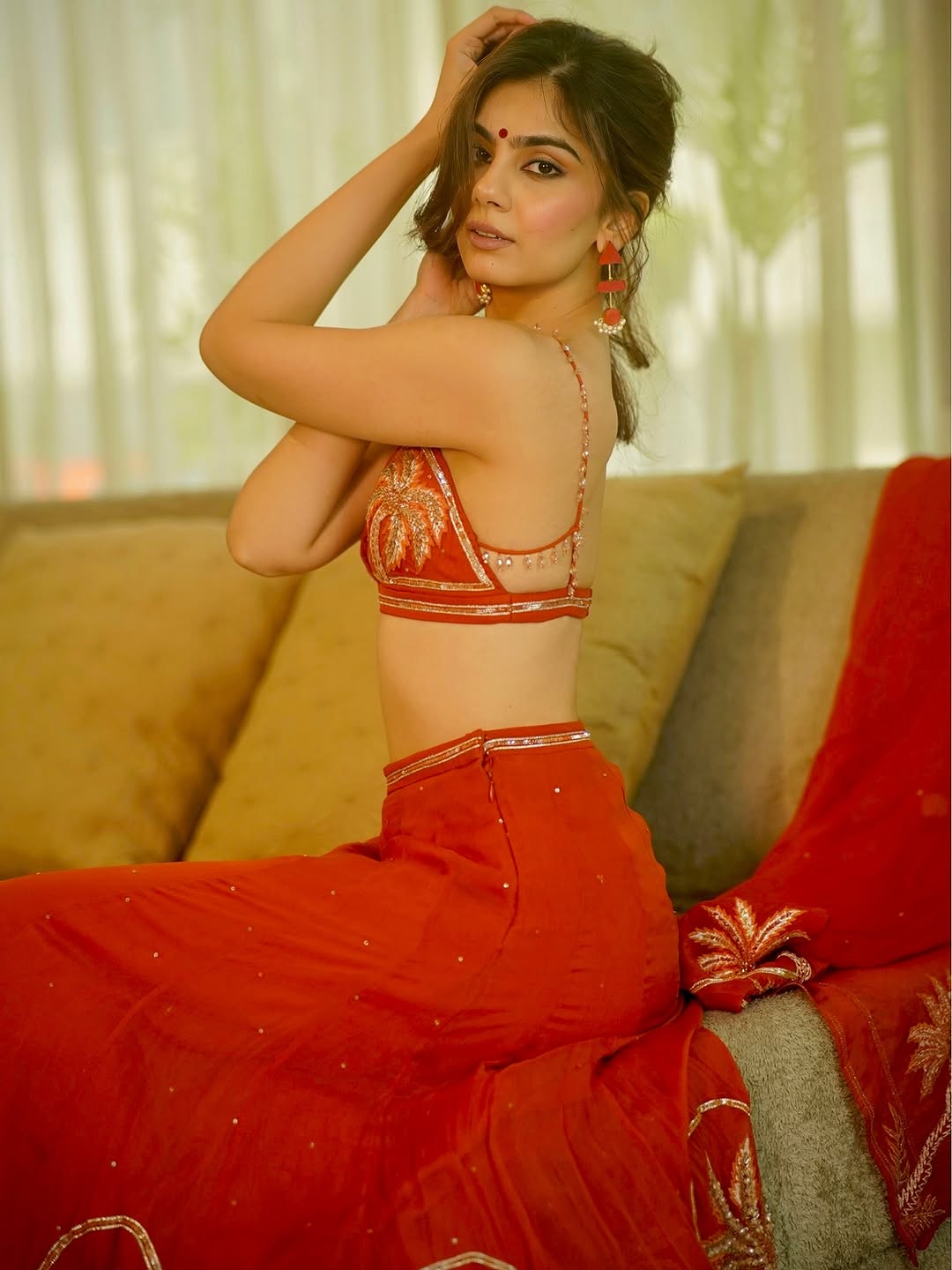 Viddhi Giri in Palm Paradise Lehenga Set