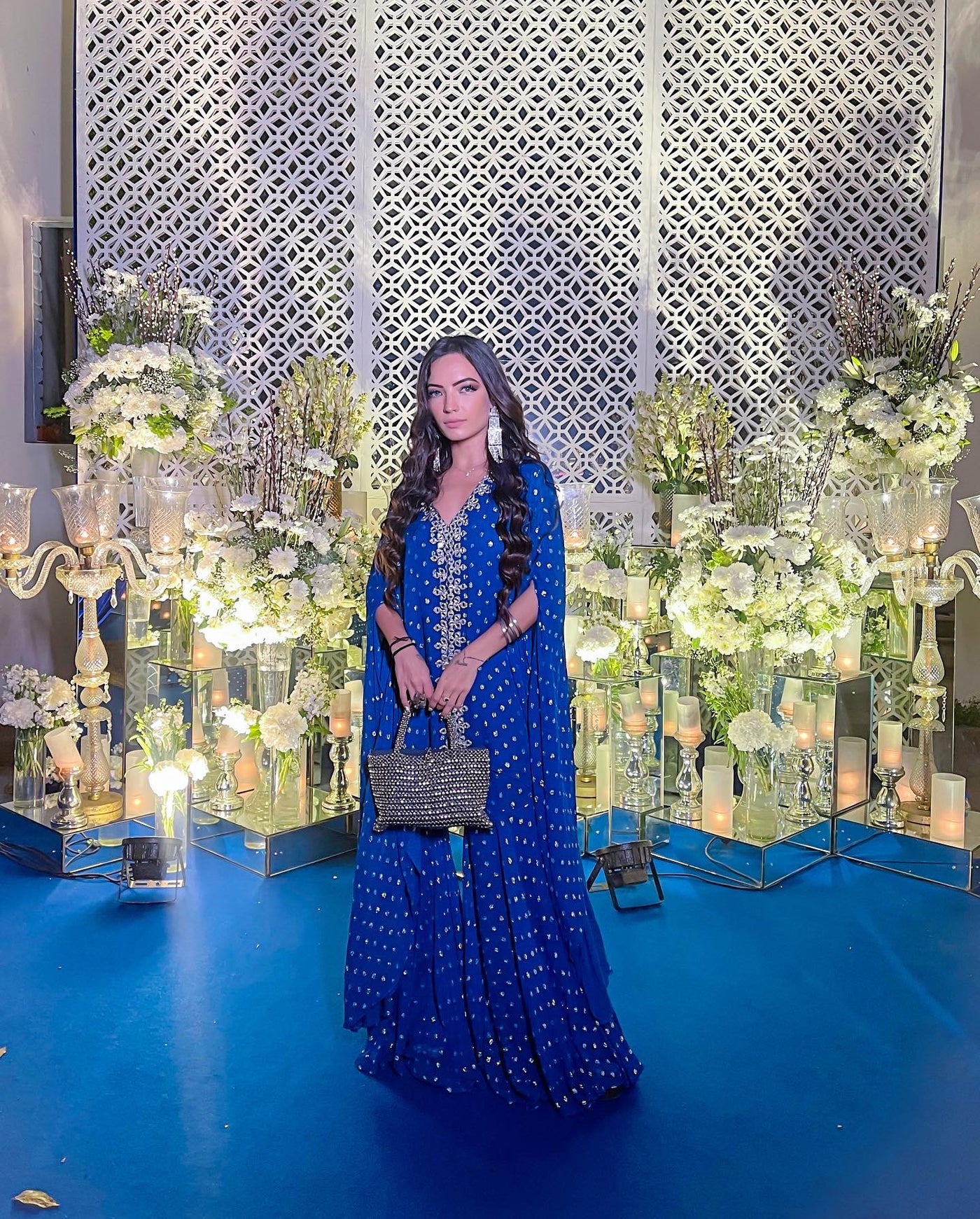 Ahana Ghai Jacket Kaftan With Gharara Pant