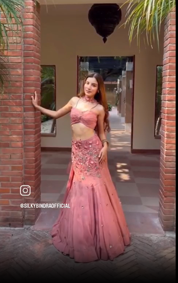 Akanksha Singh Gaur in our Custom Lehenga