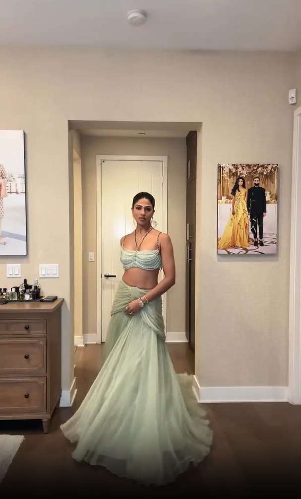 Geena Singh in Kiara Lehenga Set
