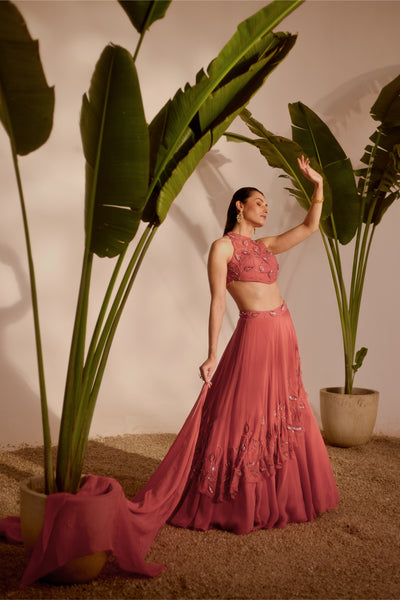 NIA DRAPE LEHENGA SET