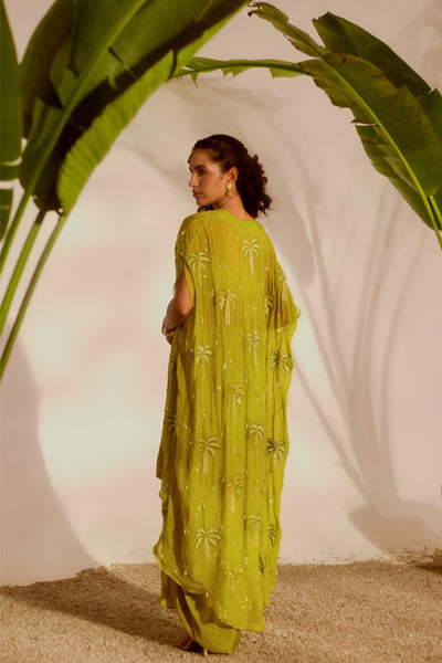 ARECA CAPE AND DRAPE SKIRT SET