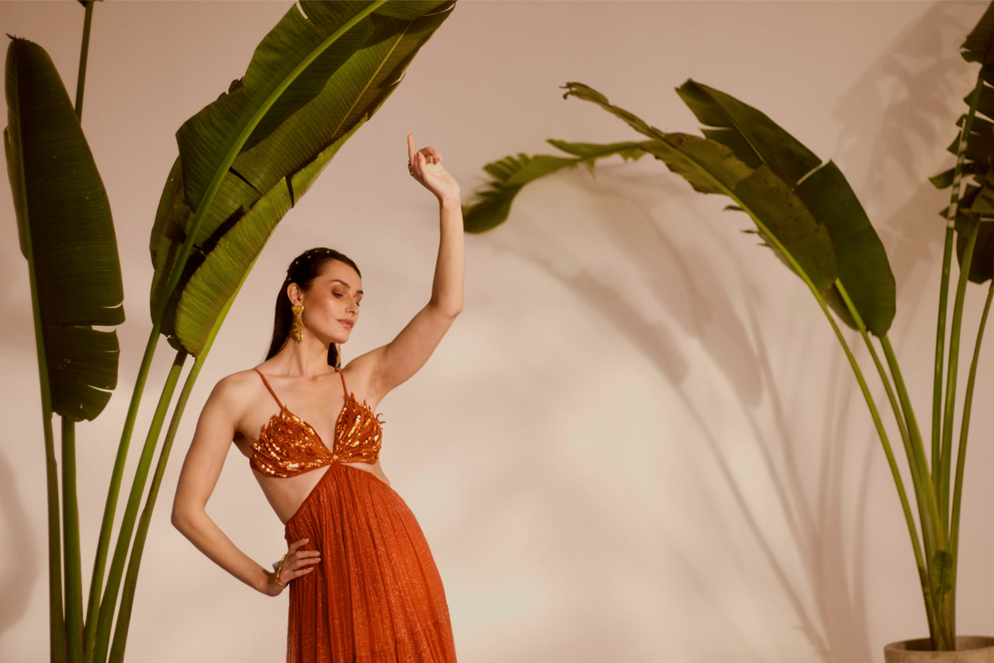 ALOHA 3-TIERED GOWN