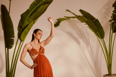 ALOHA 3-TIERED GOWN