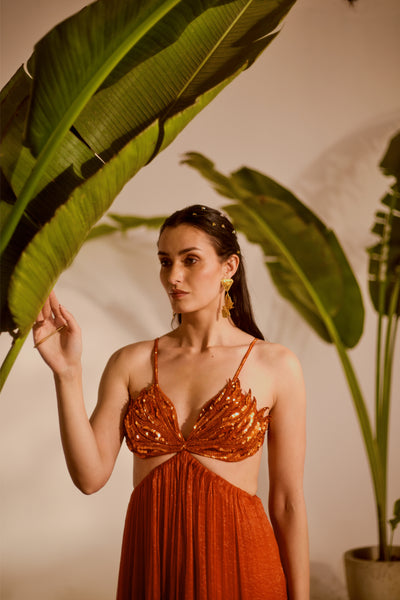 ALOHA 3-TIERED GOWN