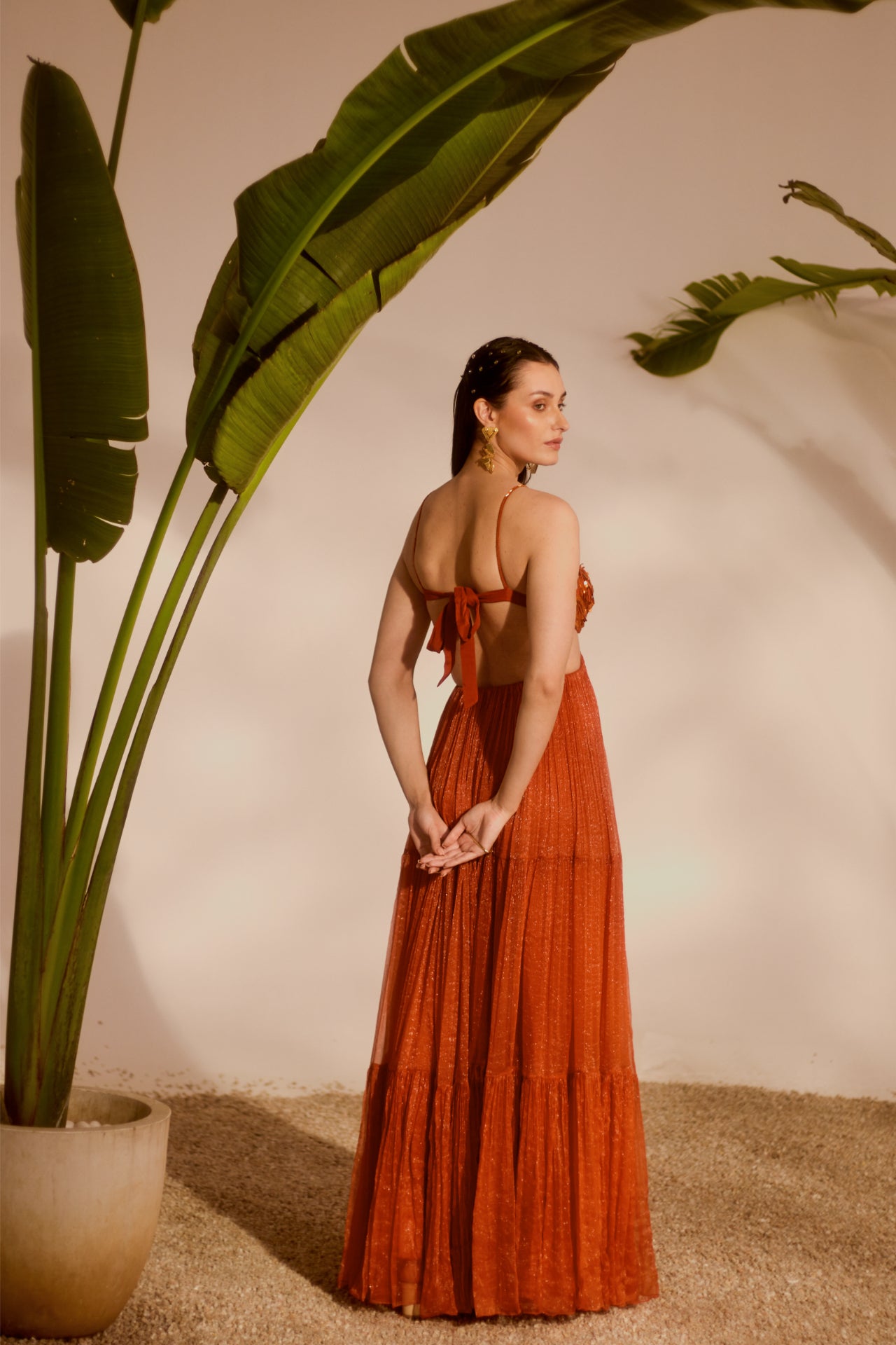ALOHA 3-TIERED GOWN