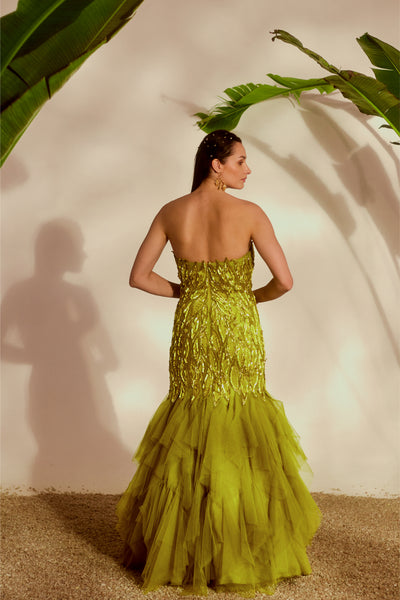 FAUNA APPLIQUE GOWN