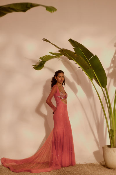 LOVEBIRDS GODET GOWN