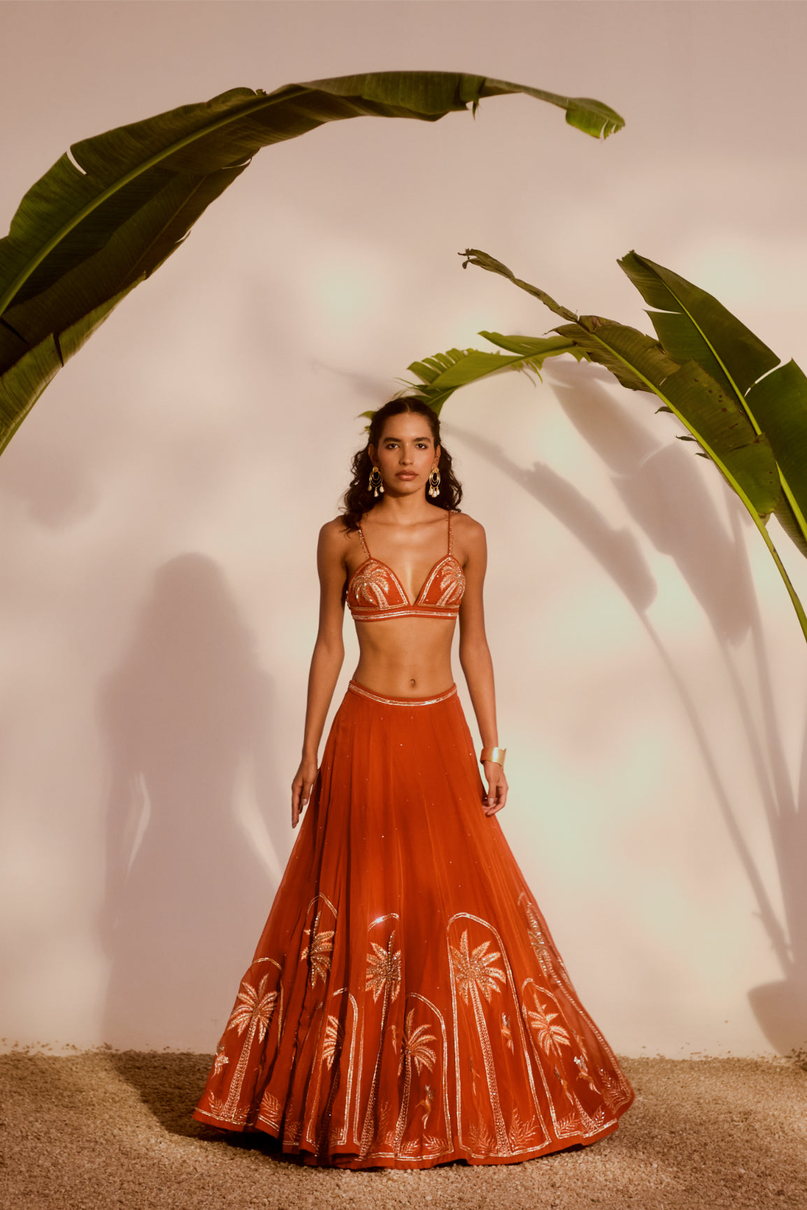 PALM PARADISE LEHENGA SET