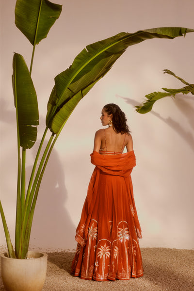 PALM PARADISE LEHENGA SET