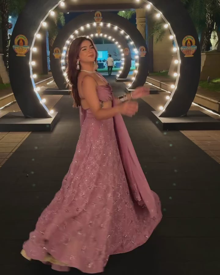 Rebel Kid in Riona Lehenga Set