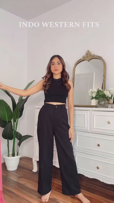 Arpita In Jacket Kaftan With Gharara Pant