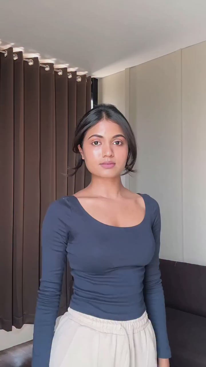 Navya Naidu in Nia Drape Lehenga Set