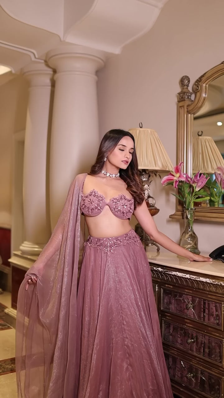Ayushi Sharmaa  in Bella Lehenga